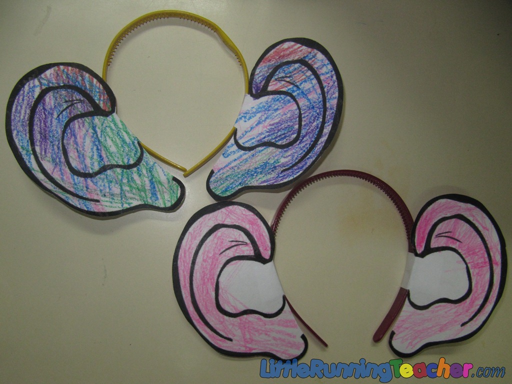 Listening Ears: Big Ears for the Little Kids | Little Running Teacher