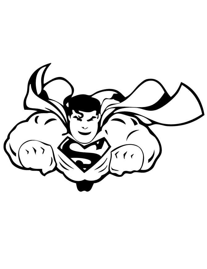 Printable Superman Logo - AZ Coloring Pages