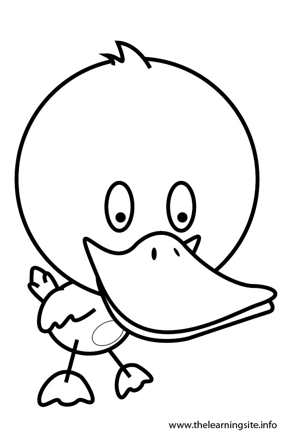 Outline Of A Duck - Cliparts.co