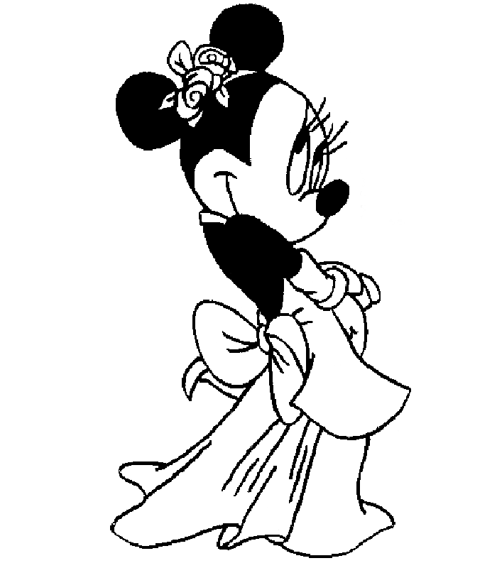 Minnie mouse Coloring Pages