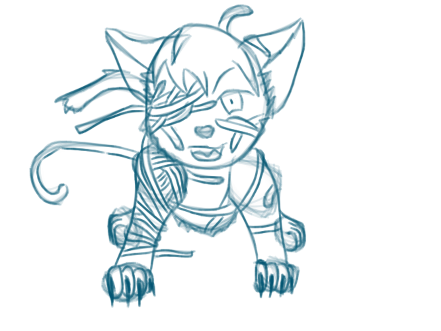 Wesker cat outlines by FallenAngel1017 on deviantART