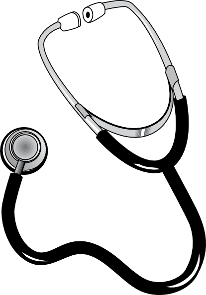 Stethoscope clip art - vector clip art online, royalty free ...