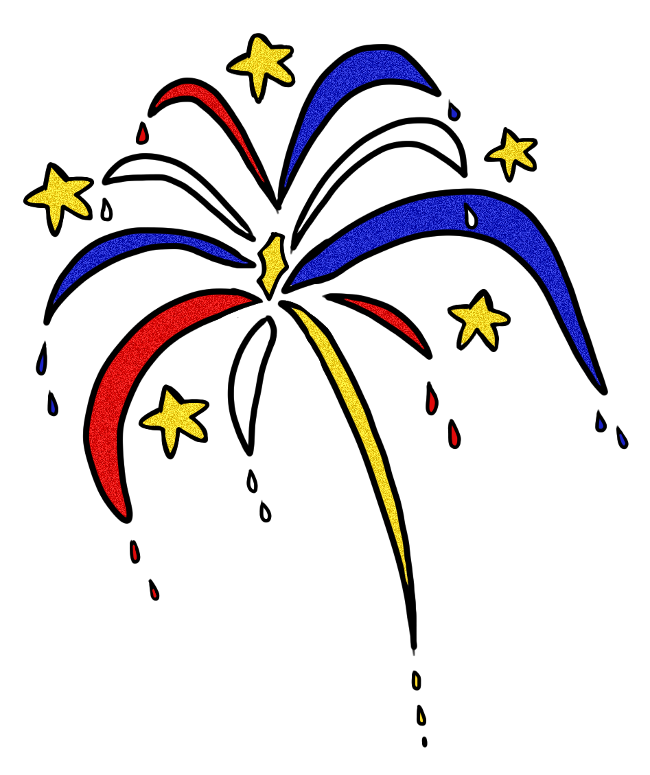 Fireworks Clipart Black And White | Clipart Panda - Free Clipart ...
