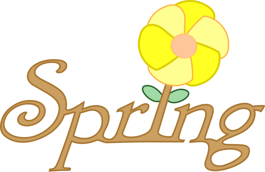 Naif spring small clipart 300pixel size, free design