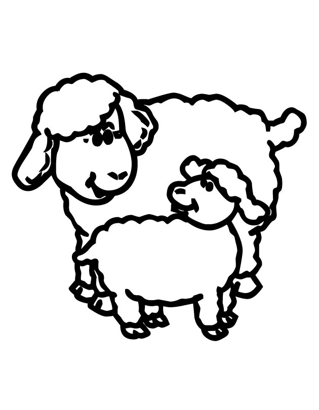 Lost Lamb Coloring Sheets