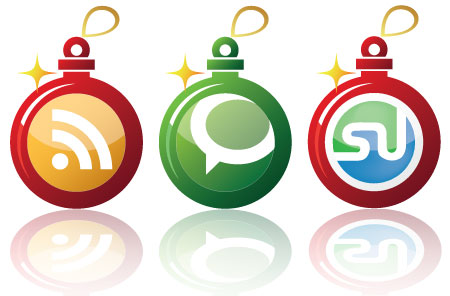Free Social Media Icons for Christmas | Evohosting