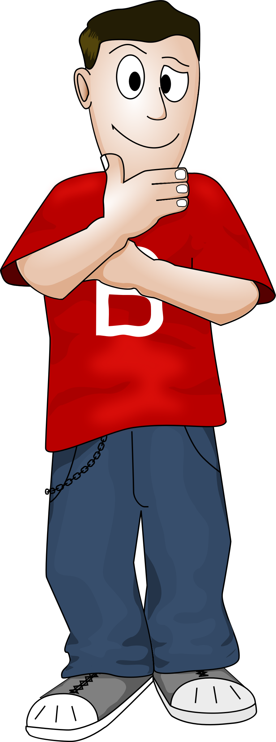 Images For > Boy Thinking Clip Art