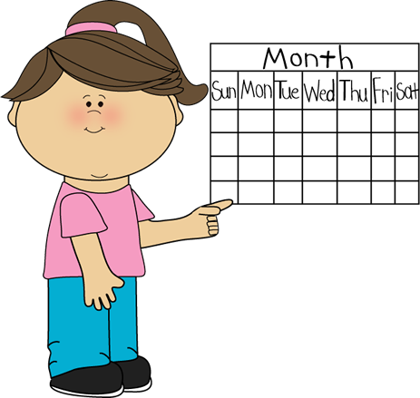 Calendar Clip Art Images Free vector | Excel Monthly Calendar ...