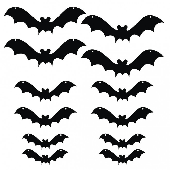 Halloween Yard Decoration Scary Hanging Bats
