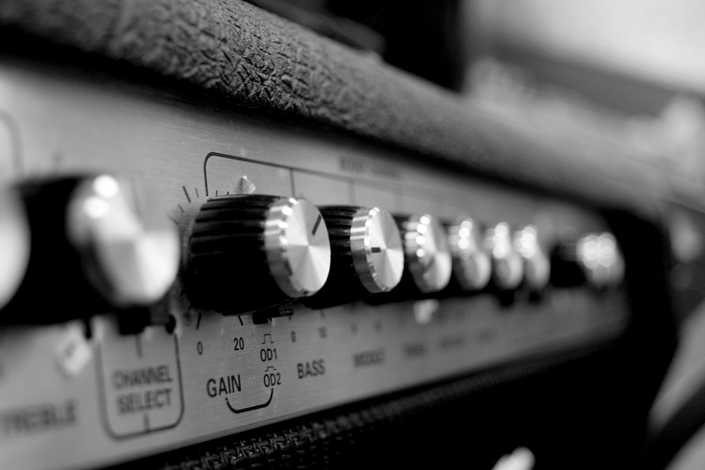 All sizes | Black and white guitar amplifier | Flickr - Photo Sharing!