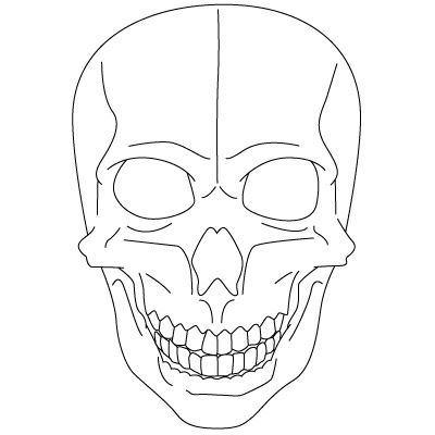 Cool Easy Drawings Of Skulls
