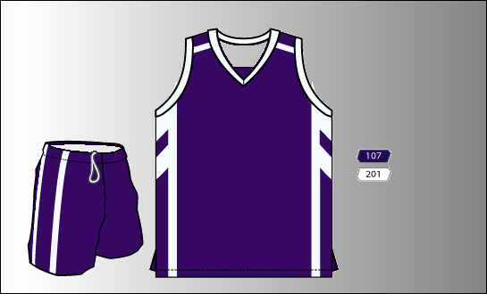 Basketball jersey and shorts, basketball team uniforms
