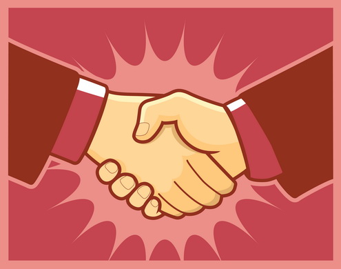 Handshake Vector | DragonArtz Designs (we moved to dragonartz.net)