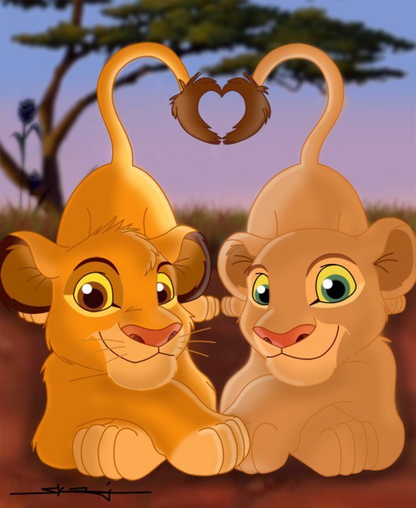 Simba&Nala - The Lion King Fan Art (15248934) - Fanpop