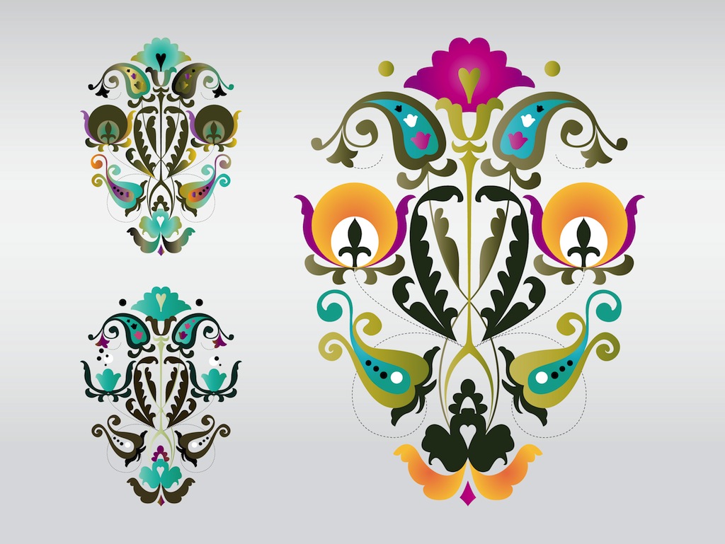 FreeVector-Colorful-Floral- ...