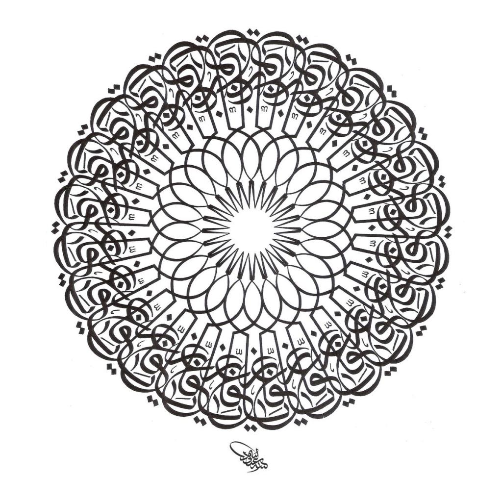 Calligraphy Poster: Islamic calligraphy vector