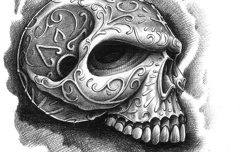 Skull With Designs Photo 13