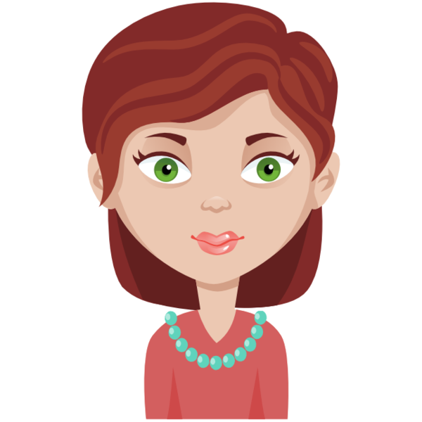 Female cartoon avatar by AhNinniah on DeviantArt