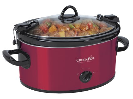 Amazon.com: Crock-Pot SCCPVL600-R Cook' N Carry 6-Quart Oval ...