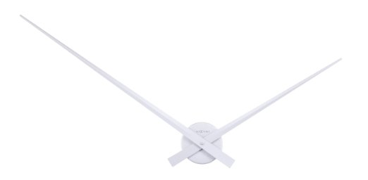 Amazon.com: NeXtime Hands Wall Clock, White/Silver: Home & Kitchen