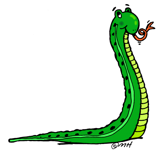 silly snake (in color) - Clip Art Gallery