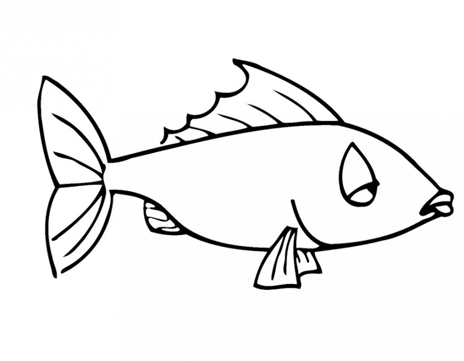 Cartoon Clipart Of A Black And White Sly Blowfish Vector 139554 ...