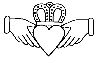 Pix For > Claddagh Symbol Clip Art