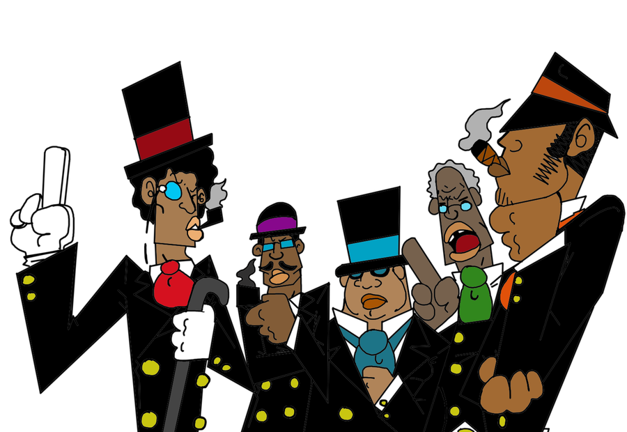 Meet the Five Angry Black Gentlemen by Baddash on deviantART