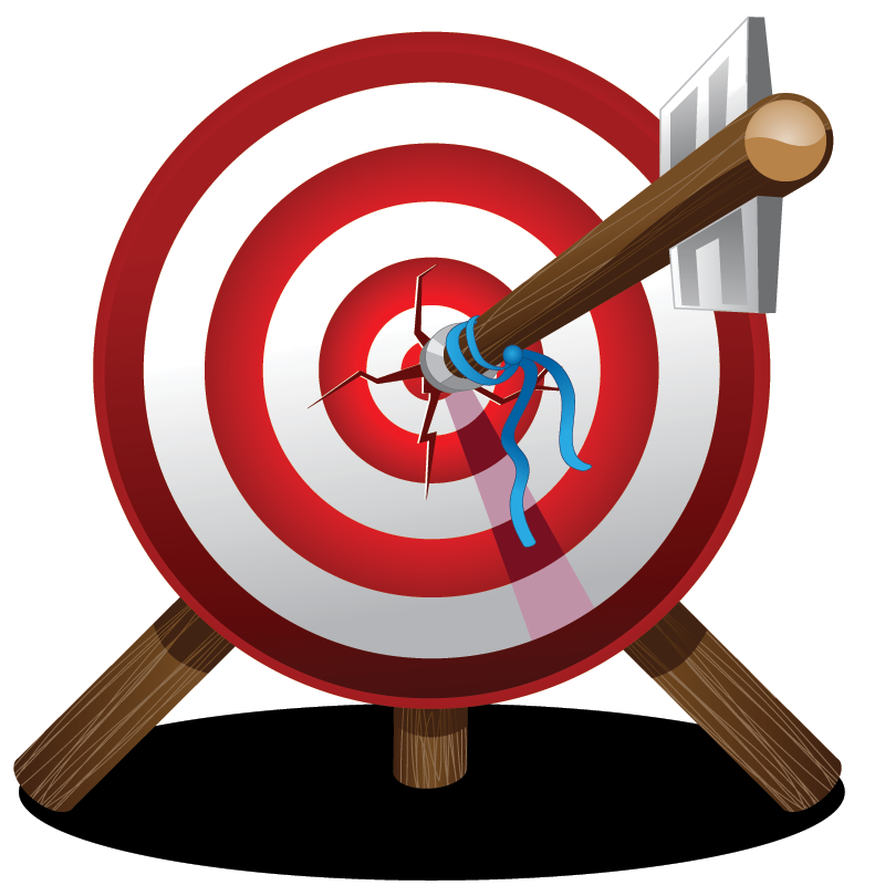 Arrow on target - Free Vector Download | Qvectors.