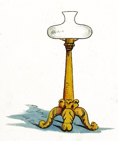 Vintage Lamp Clip Art | ReusableArt.com