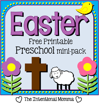 The Intentional Momma: Free Easter Preschool Printable