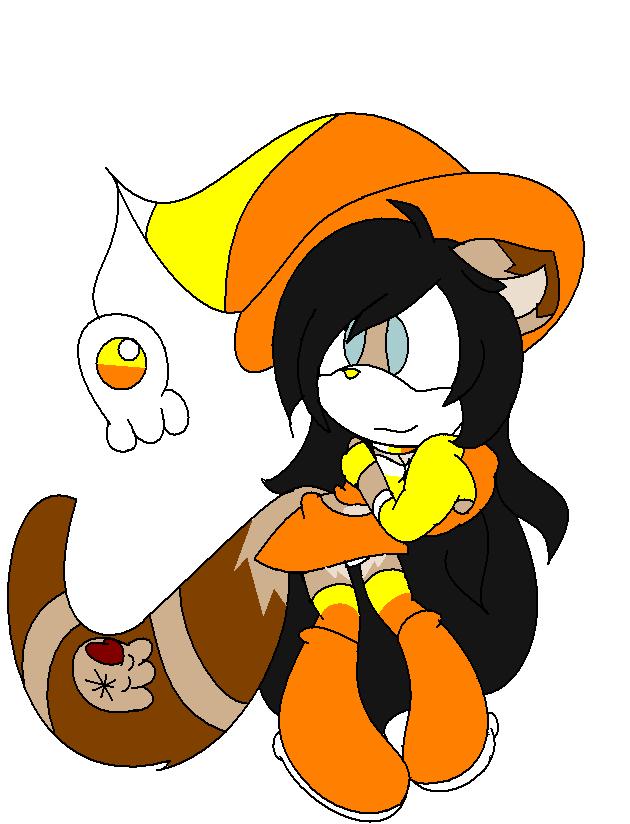 Izary the candy corn kitty witch by tailsdoll220 on deviantART