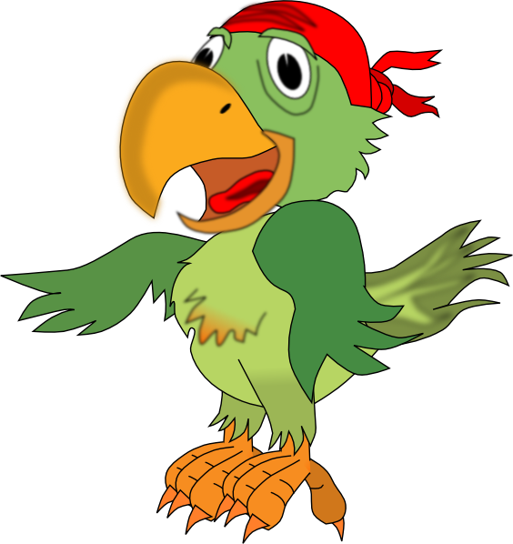 cartoon pictures of parrots