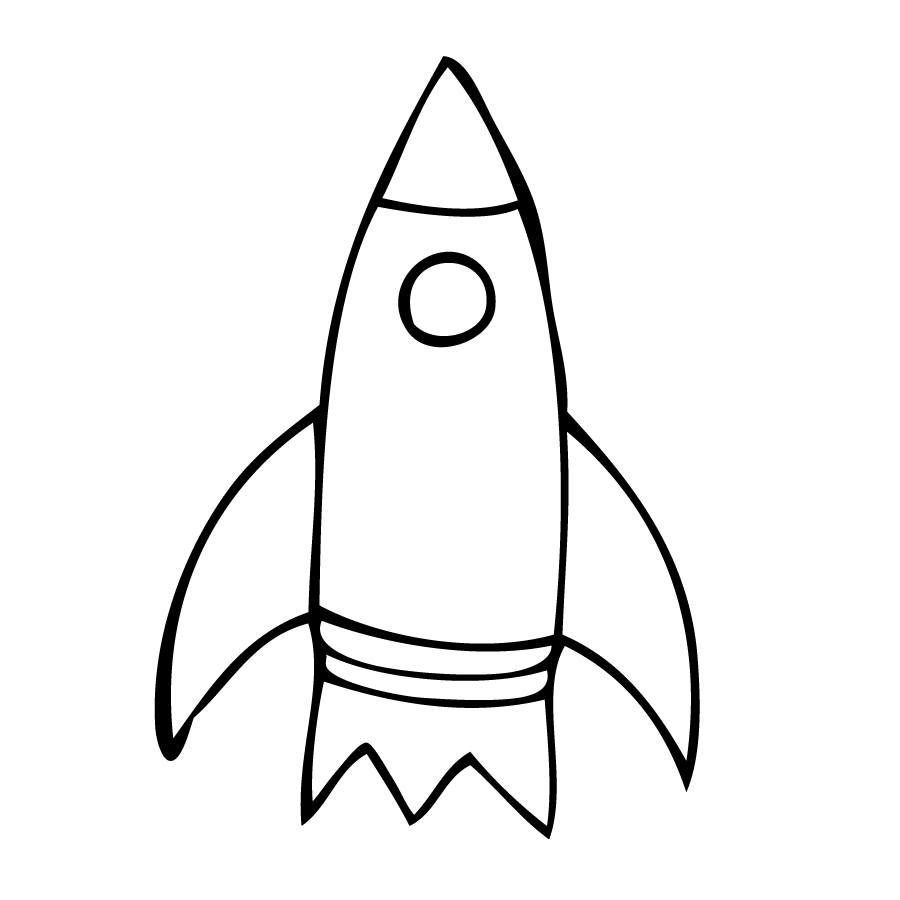 Images For > Rocket Ship Drawing In Space