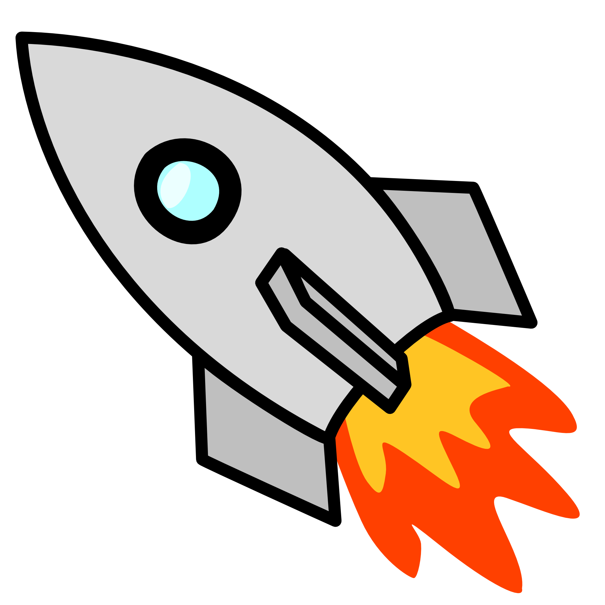 Images For > Clipart Rockets