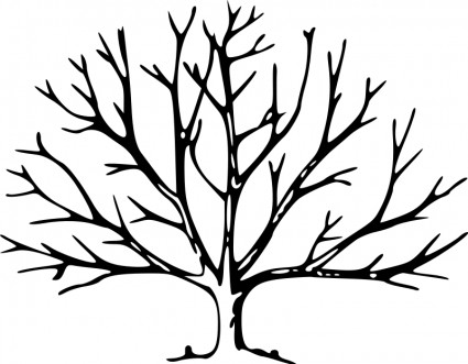 Tree outlines branches vector Free vector for free download (about ...