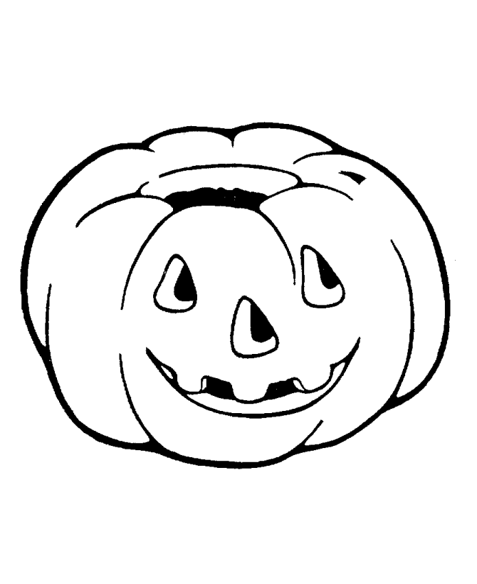 Halloween Pumpkin Coloring Pages - Cute Halloween Pumpkin ...