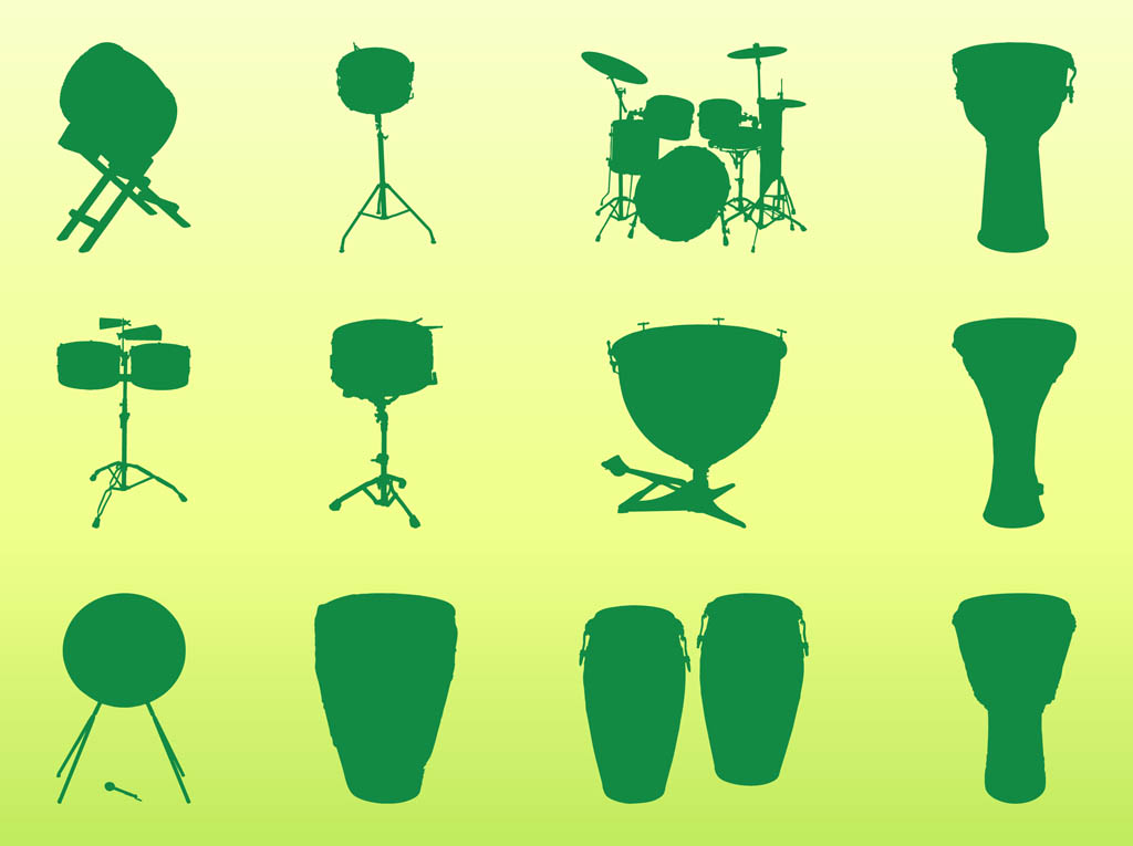 Free Drums Vectors