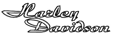 Harley Davidson Fonts - Cliparts.co