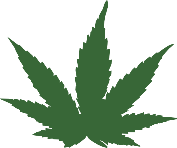 Marijuana Leaf Clip Art at Clker.com - vector clip art online ...