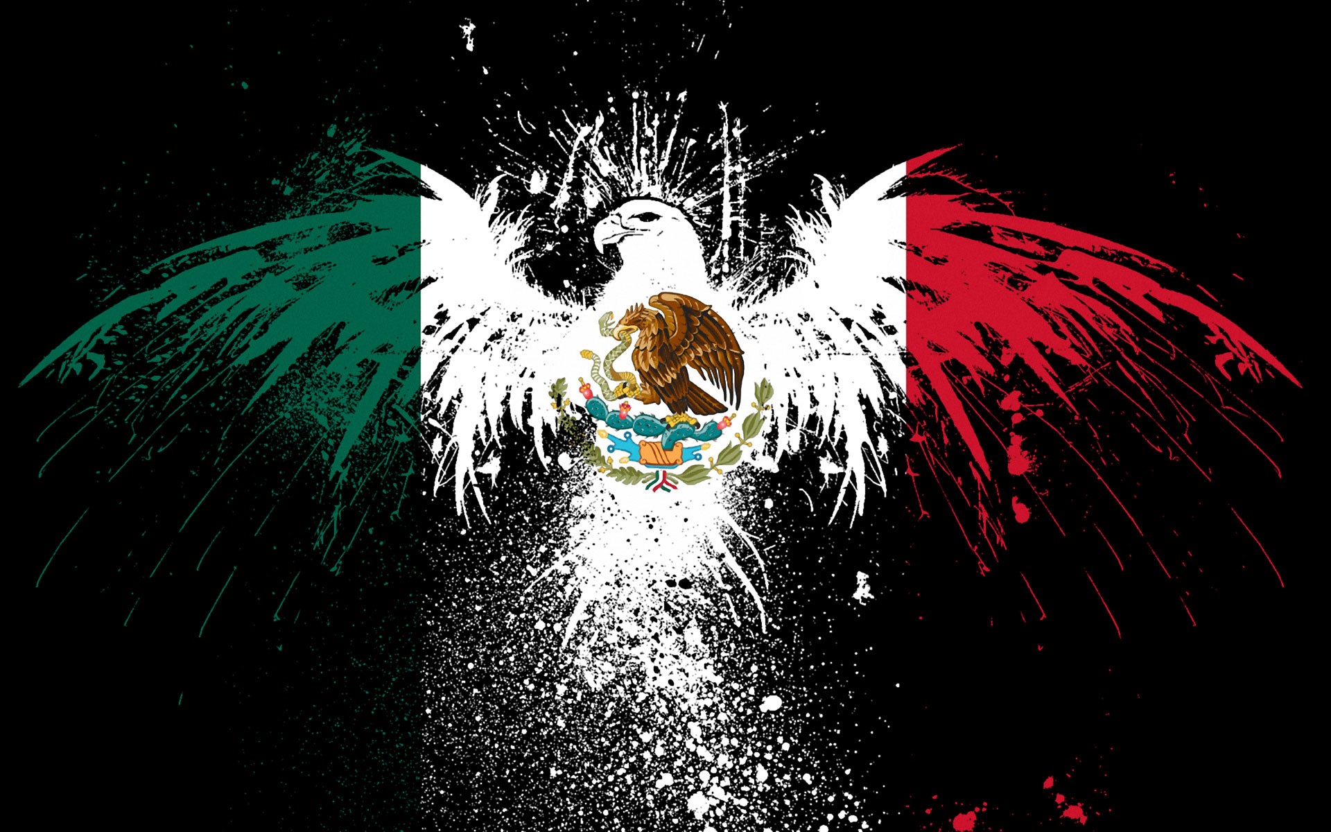 Flag wallpaper - 1315225 Mexico