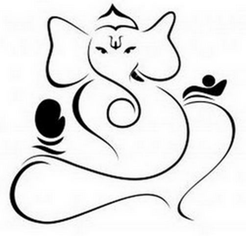 Ganesh Sketch For Kids - ClipArt Best