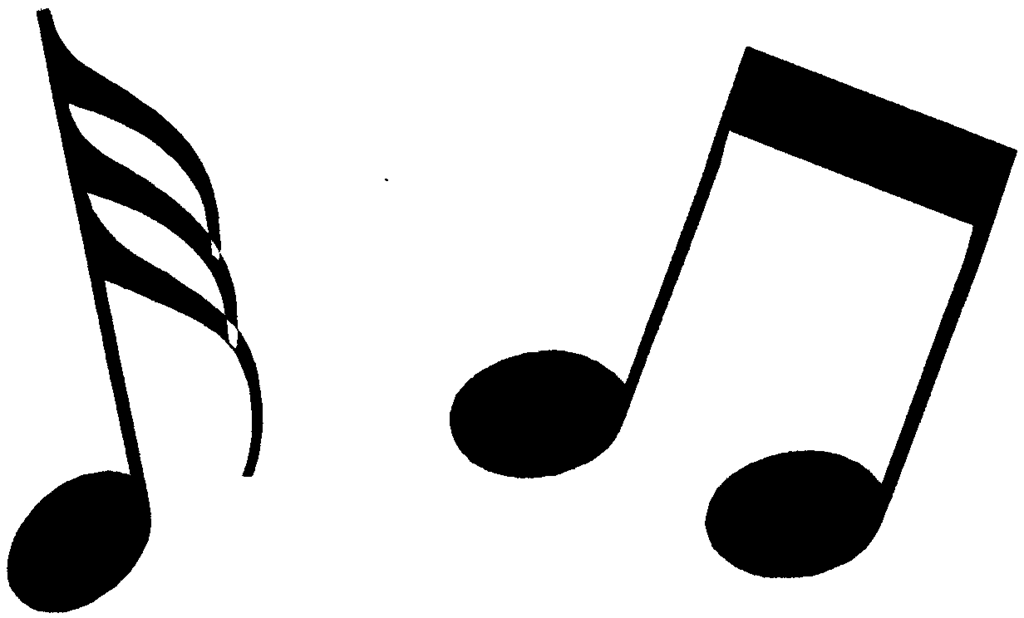Music Note Clip Art Black And White | Clipart Panda - Free Clipart ...