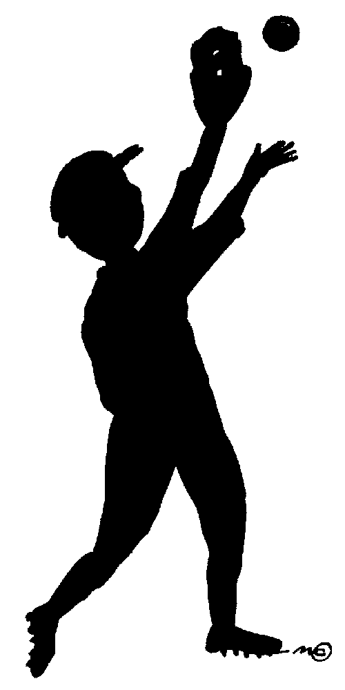 baseball silhouette - Clip Art Gallery