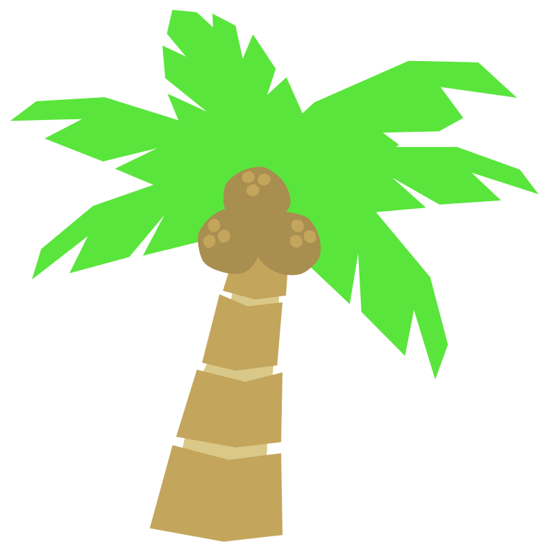 Free to Use & Public Domain Coconut Tree Clip Art