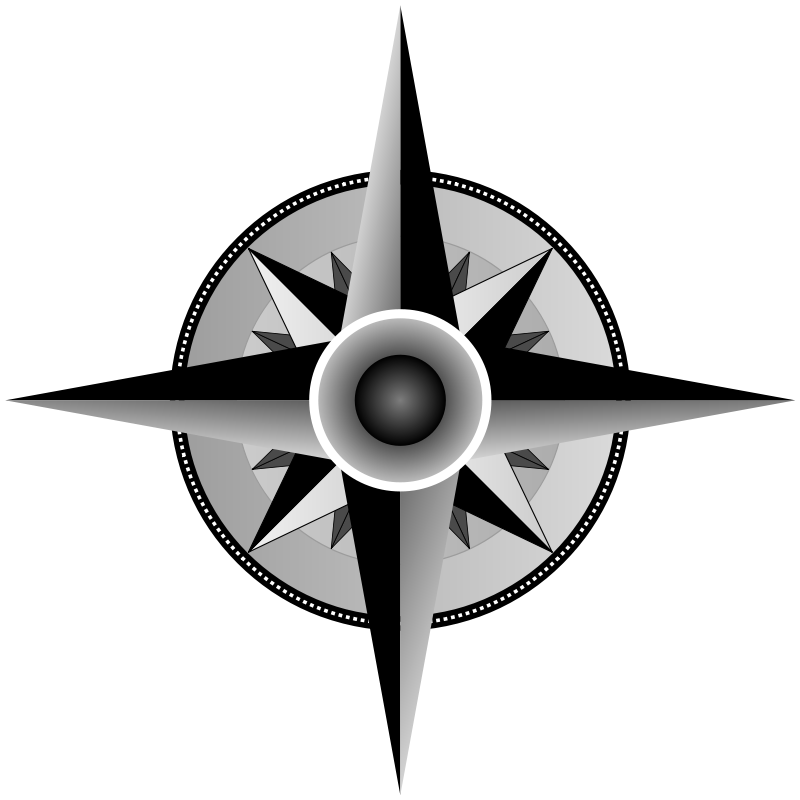 Small Blank Compass Rose