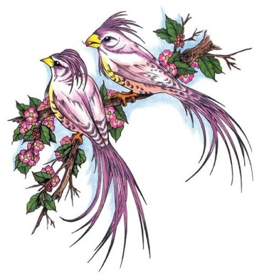 love birds tattoo designs | Maria Lombardic