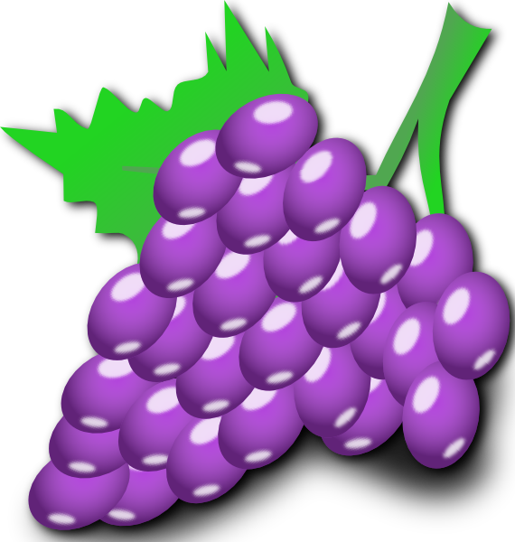 Grapes Clip Art at Clker.com - vector clip art online, royalty ...