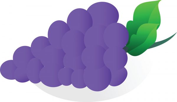 illustration cartoon grapes vector file on white background | Free ...