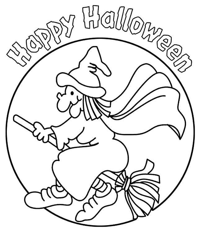 Witch Coloring Pages Printables | Superhero Coloring Page